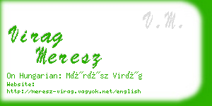 virag meresz business card